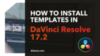 how to install templates inside Davinci Resolve 17.2